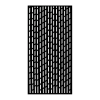 Linear Decorative Screen Black