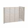 Prestige Slatted Bin Screen-Right Handed--Small - painted Orford Cream