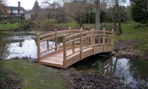 Garden Bridges | Wooden Garden Bridges | The Garden Trellis Company