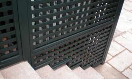 Painted Classic Bespoke Trellis Panels - Wooden Fence Trellis Panels