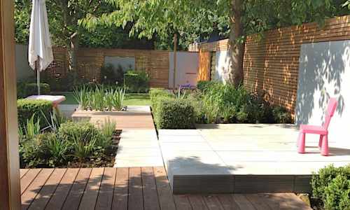 Contemporary Natural Slatted Panels | Essex UK | The Garden Trellis Company