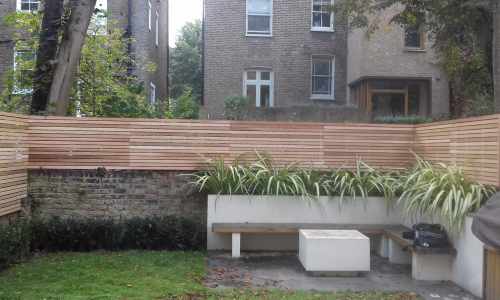 Contemporary Natural Slatted Panels | Essex UK | The Garden Trellis Company