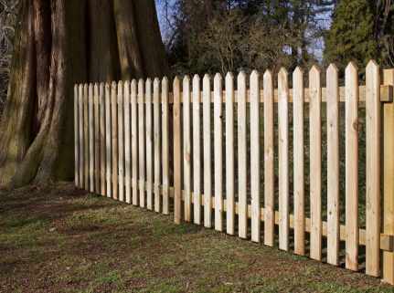 Pointed Top Picket Fencing | The Garden Trellis Company