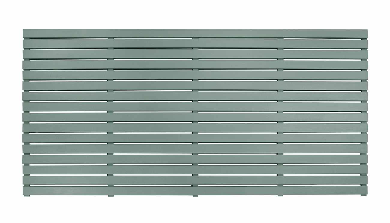 RHS Prestige Wide Slatted Fence Panel (45mm slat)