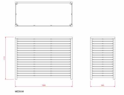 Prestige Medium Air Conditioning Cover | Garden Trellis Co