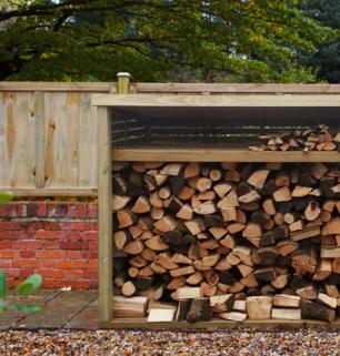 Large Log Store | The Garden Trellis Company