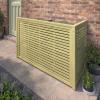 Framed Slatted Bin Screen