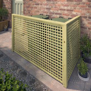 Square Trellis Bin Screen