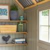 RHS Painted Wooden Shed interior