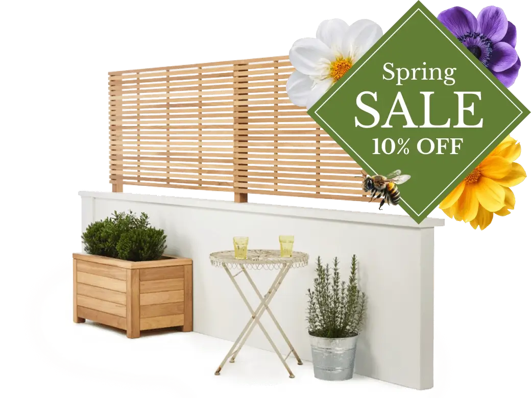 Spring sale 10% off graphic