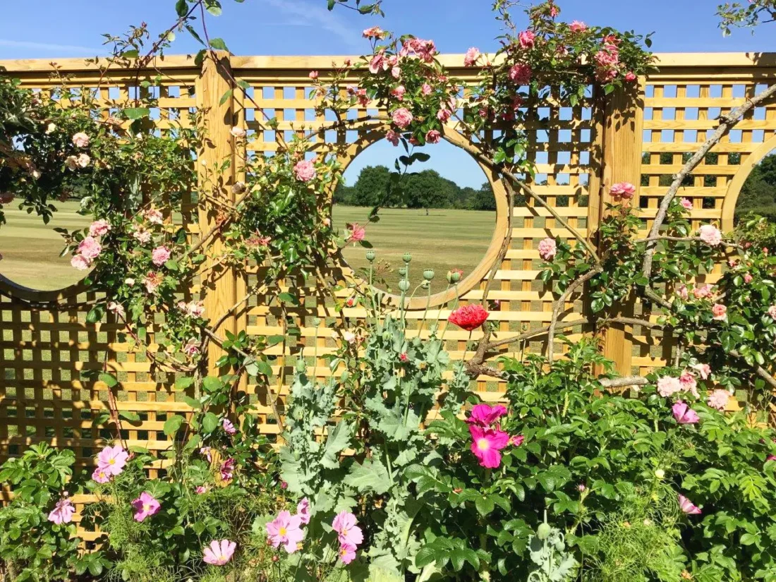 Bespoke Natural Softwood Panels with Portholes