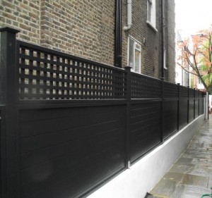 Pained Avenue panels with HV48 trellis