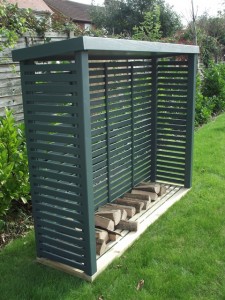 Garden Trellis Direct small painted log store