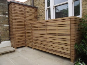 Bespoke Contemporary Iroko storage unit