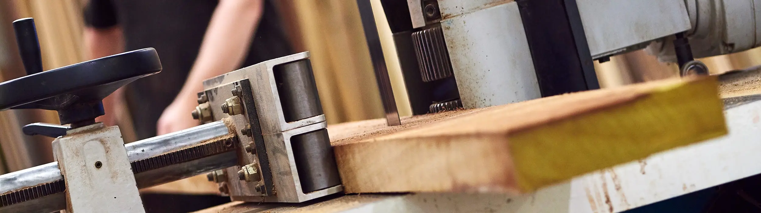 wood being cut using a band saw