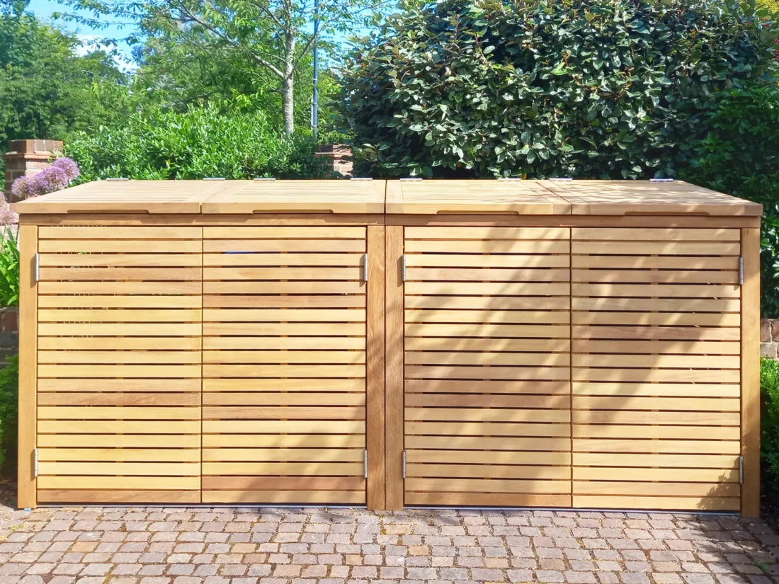 Double Bin Stores in Iroko