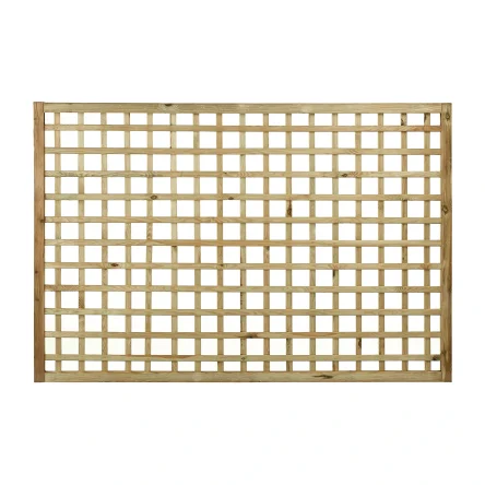 Open Square Trellis Panel 70mm Gap Natural