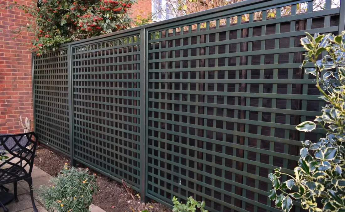 Stained Open Prestige Square Trellis Panels