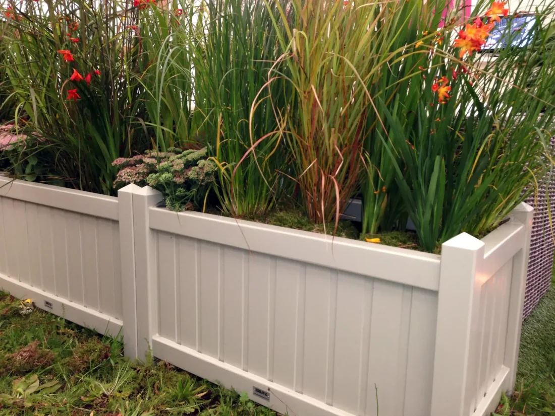 Painted Rectangular Planters