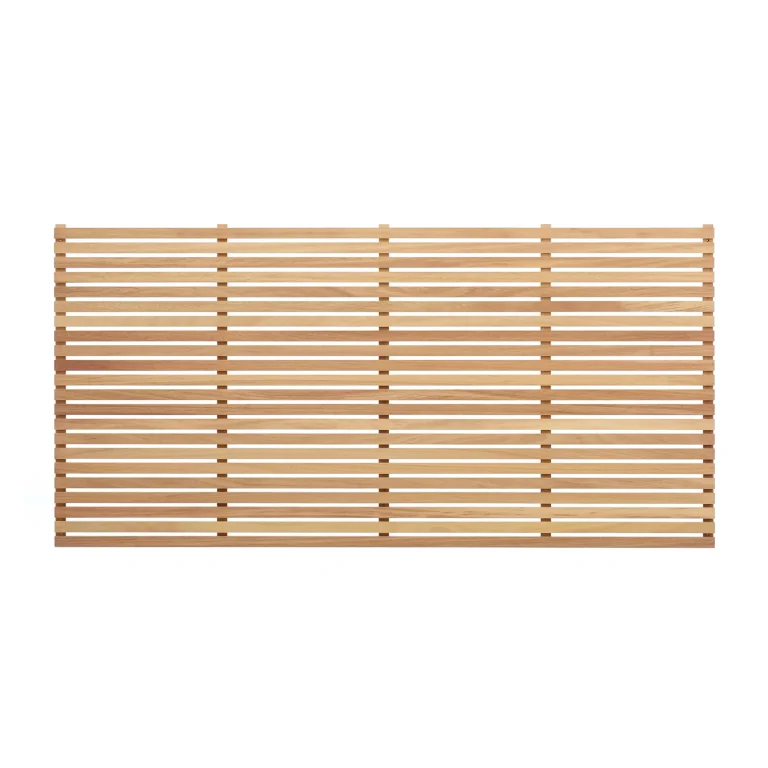 RHS Prestige Slatted Panels (30mm slat) Iroko