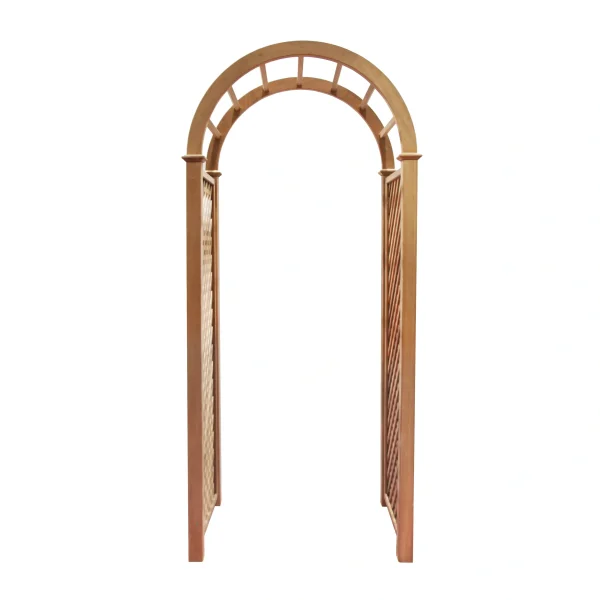 RHS Prestige Rose Arch Large Iroko