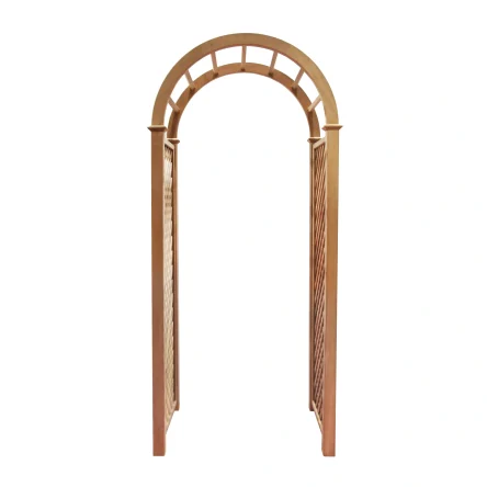 RHS Prestige Rose Arch Medium Iroko