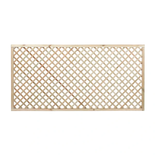 Diagonal Trellis Panel Natural