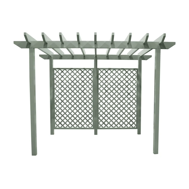 Medium Pergola Painted Gorse Green