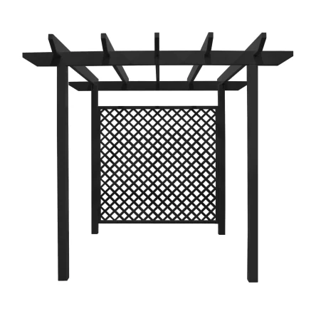 Small Pergola Painted Black