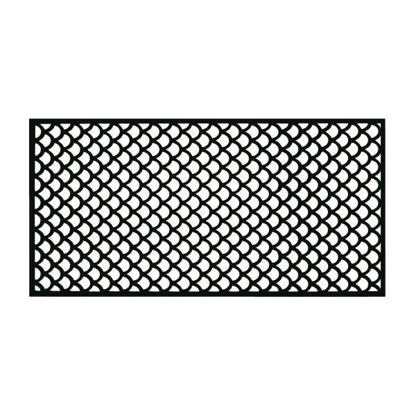 Arcus Decorative Screen - Painted Black