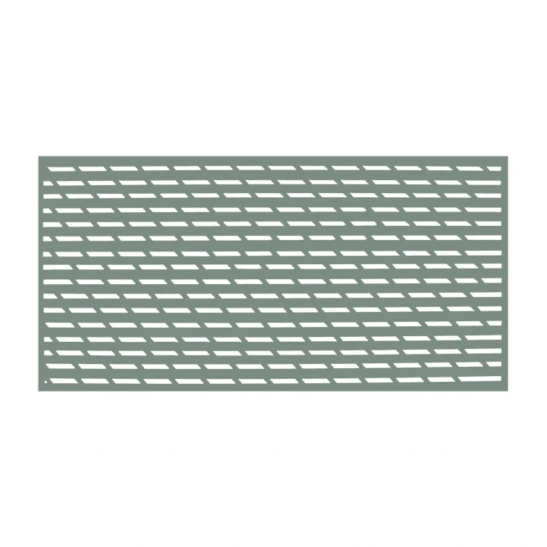 Linear Decorative Screen - Painted Greenwich Green