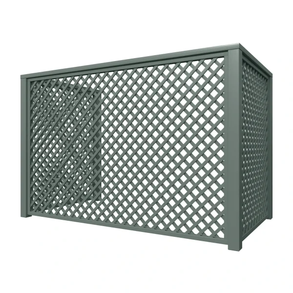 Diagonal Trellis Bin Screen Painted Dedham Vale