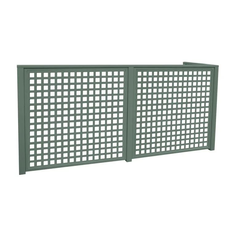 WPC Trellis Bin Screen Painted Greenwich Green