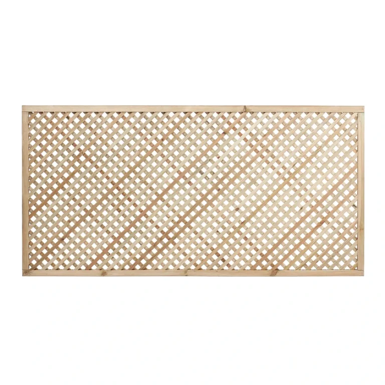 Diagonal Trellis Privacy Panel Natural