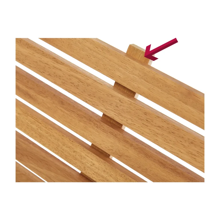 Slatted Panel Vertical Joining Strip Natural