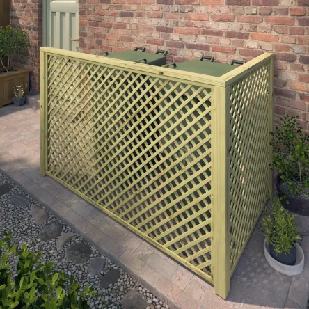 Diagonal Trellis Bin Screen