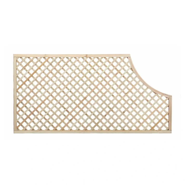 Diagonal Trellis Corner Arch Panel