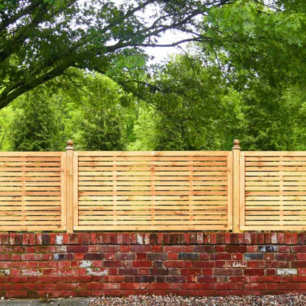 Framed Slatted Panels