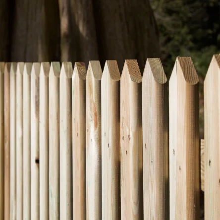 Pointed Top Picket Fencing