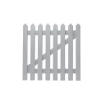 Pointed Top Picket Gate 900mm high - Stone