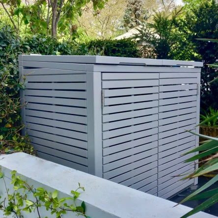 RHS Prestige Double Slatted Bin Store