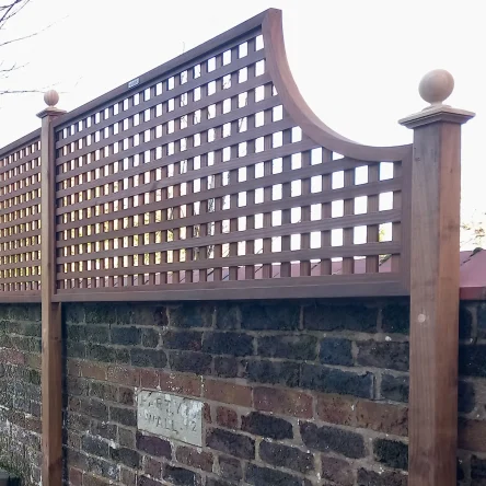 RHS Prestige Square Trellis (38mm gap) Corner Arch Panel