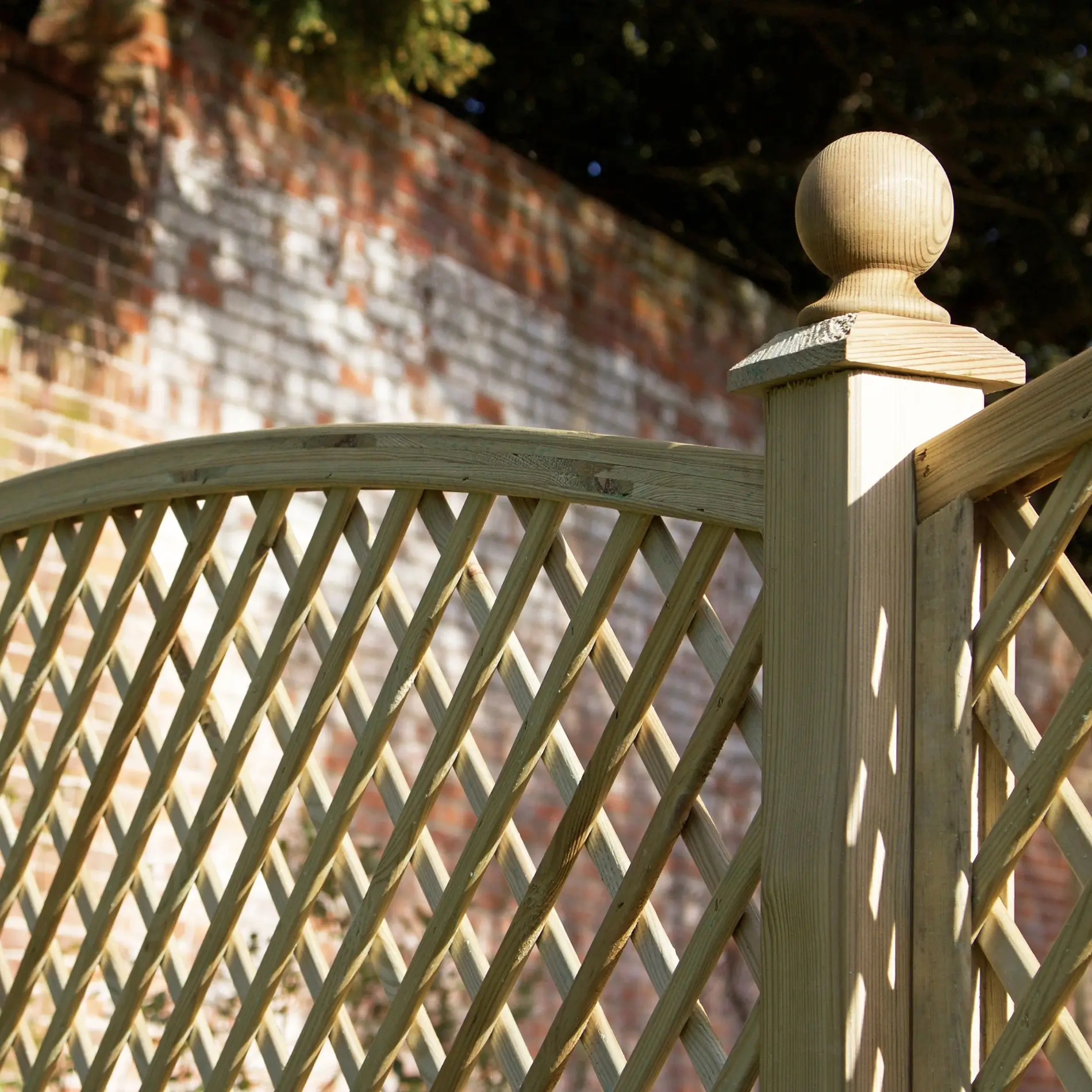 Arched trellis